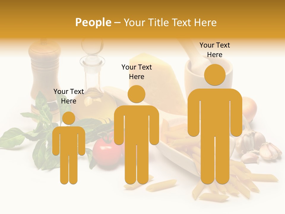 Hessian Spaghetti Tomato PowerPoint Template