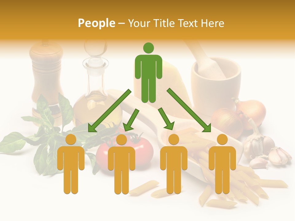 Hessian Spaghetti Tomato PowerPoint Template