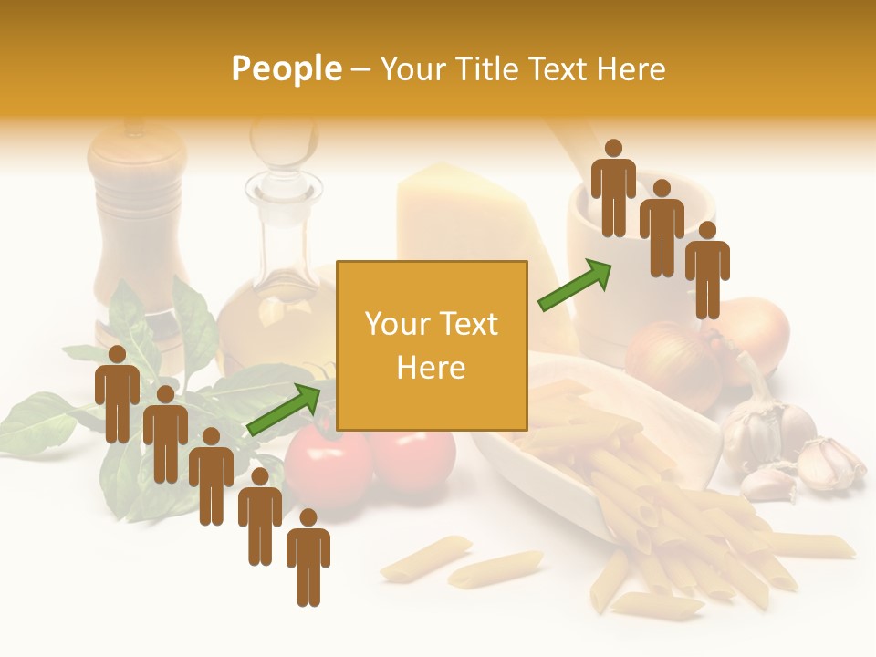 Hessian Spaghetti Tomato PowerPoint Template