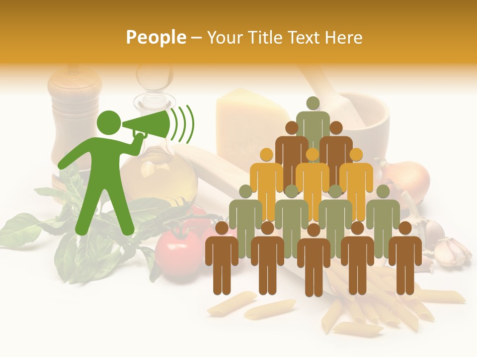 Hessian Spaghetti Tomato PowerPoint Template