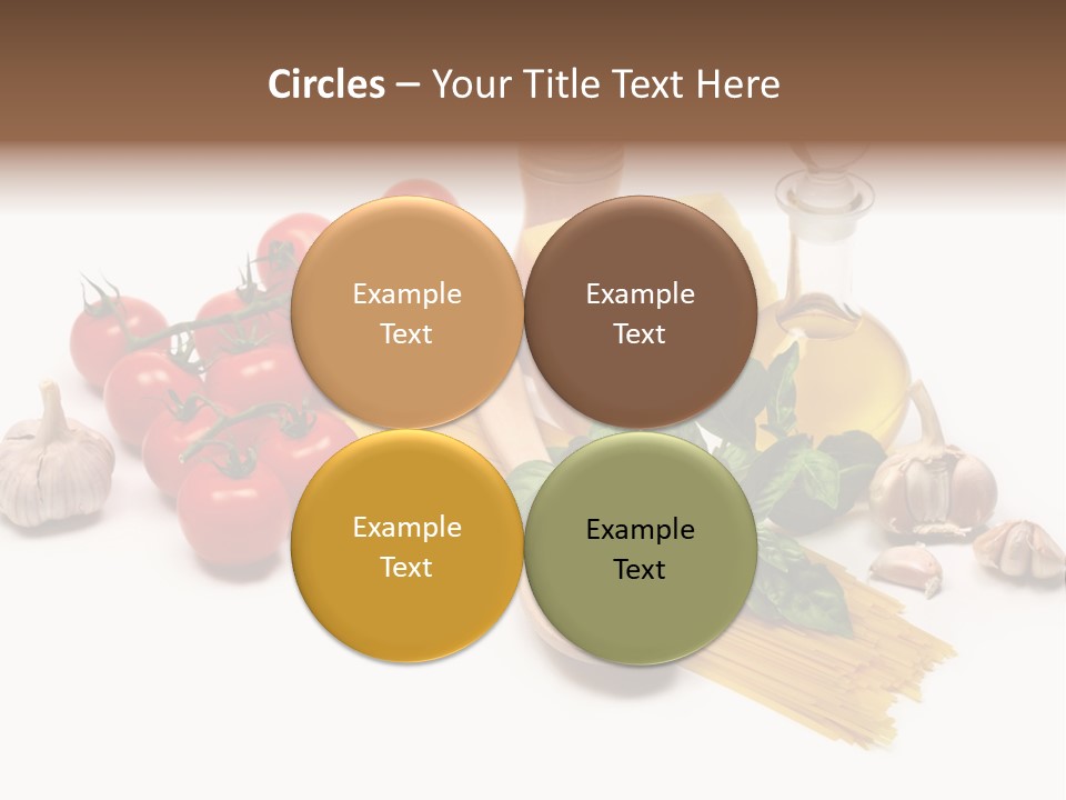 Pestle Freshness Spaghetti PowerPoint Template