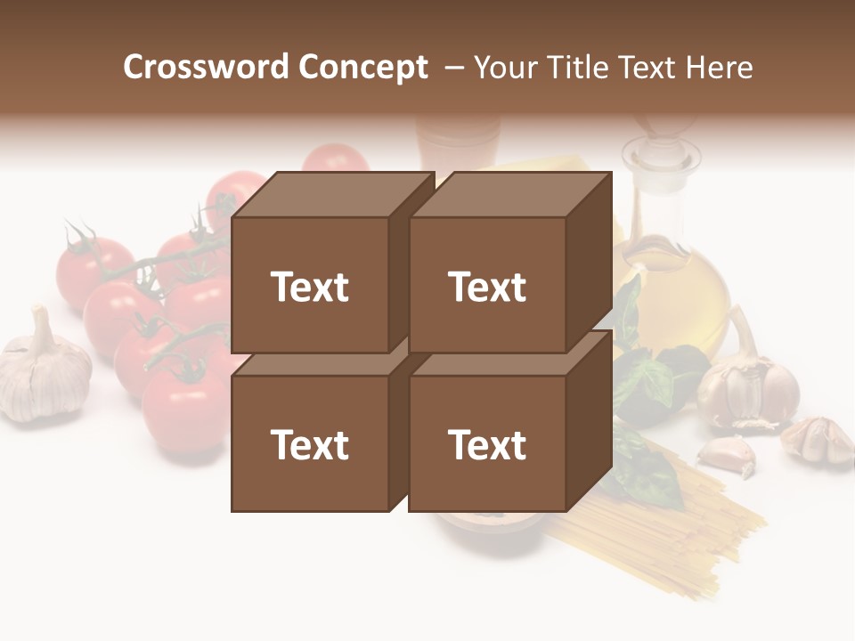 Pestle Freshness Spaghetti PowerPoint Template