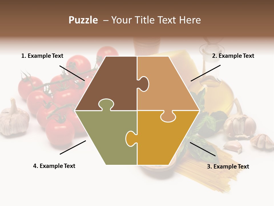 Pestle Freshness Spaghetti PowerPoint Template