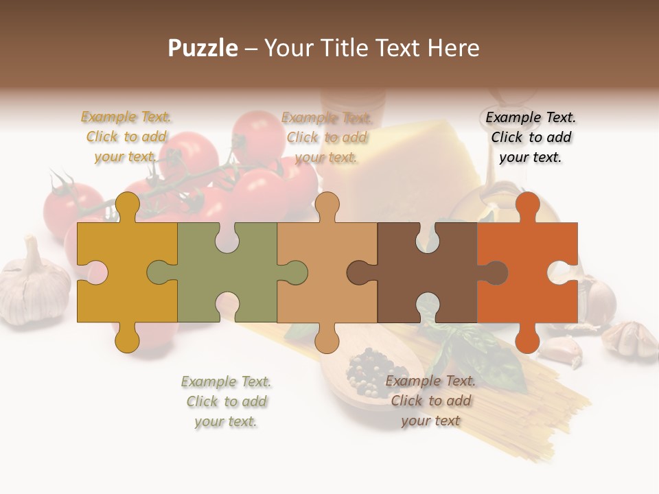 Pestle Freshness Spaghetti PowerPoint Template