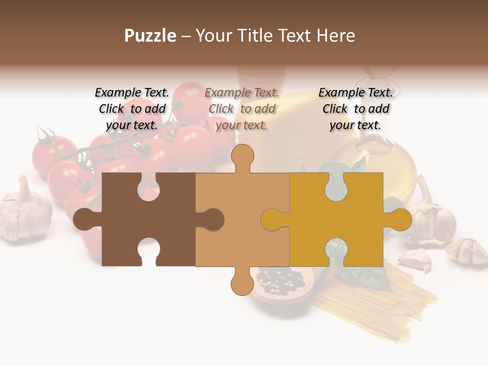 Pestle Freshness Spaghetti PowerPoint Template