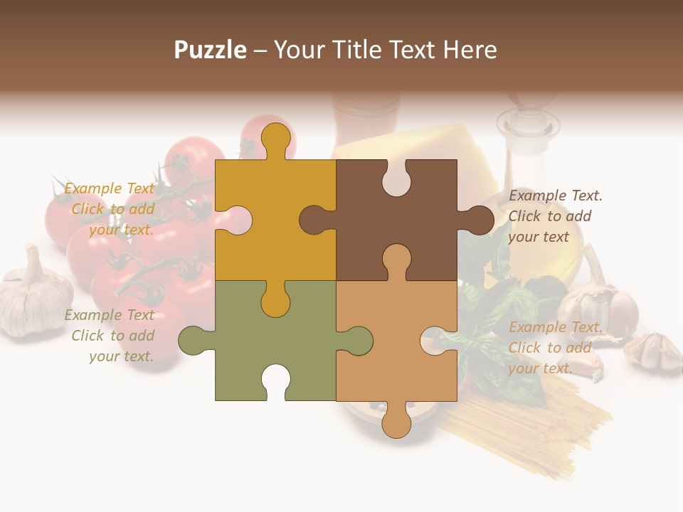 Pestle Freshness Spaghetti PowerPoint Template