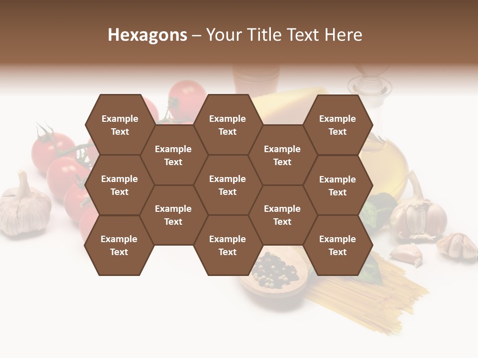 Pestle Freshness Spaghetti PowerPoint Template