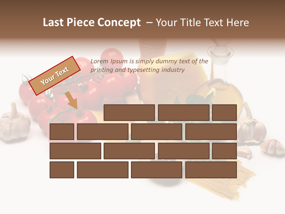 Pestle Freshness Spaghetti PowerPoint Template