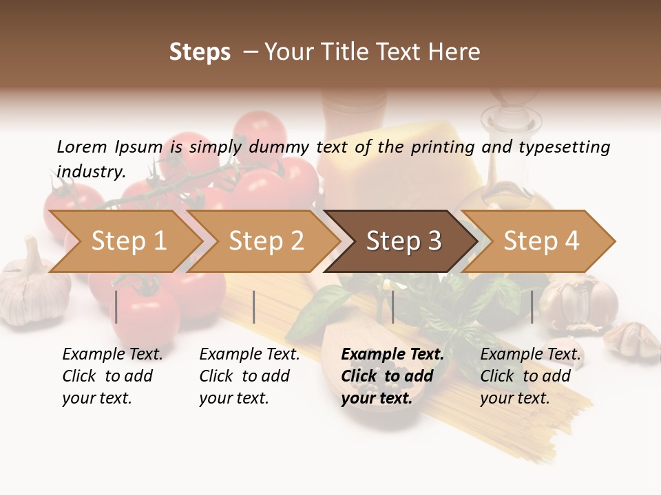 Pestle Freshness Spaghetti PowerPoint Template