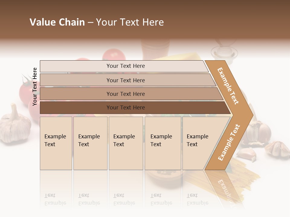 Pestle Freshness Spaghetti PowerPoint Template