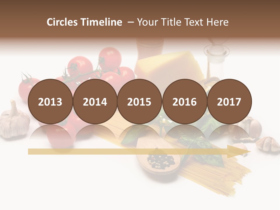 Pestle Freshness Spaghetti PowerPoint Template