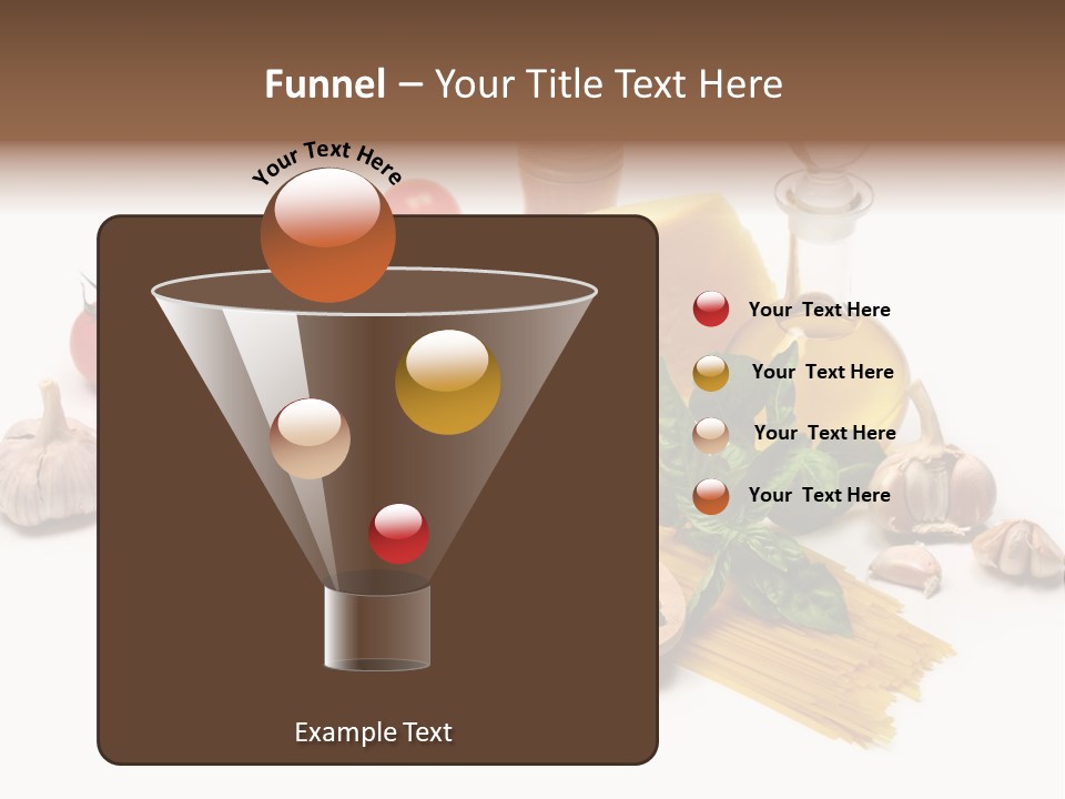 Pestle Freshness Spaghetti PowerPoint Template