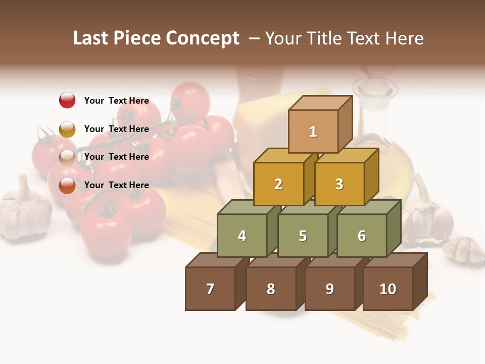 Pestle Freshness Spaghetti PowerPoint Template