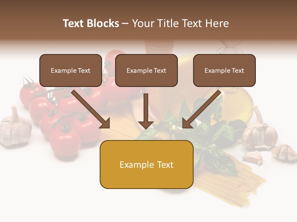Pestle Freshness Spaghetti PowerPoint Template