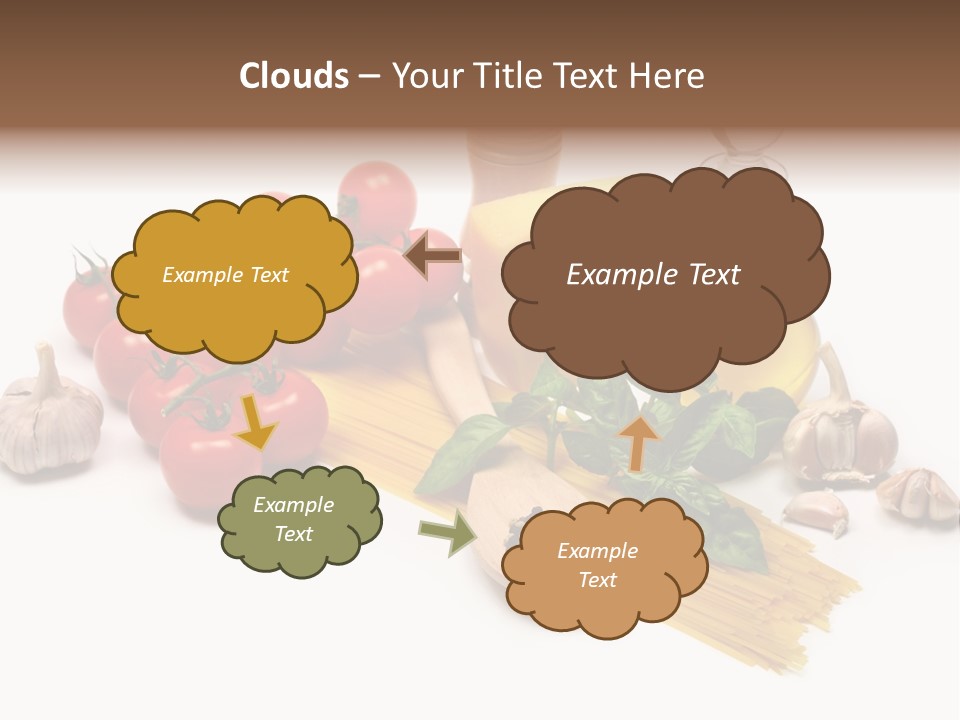 Pestle Freshness Spaghetti PowerPoint Template