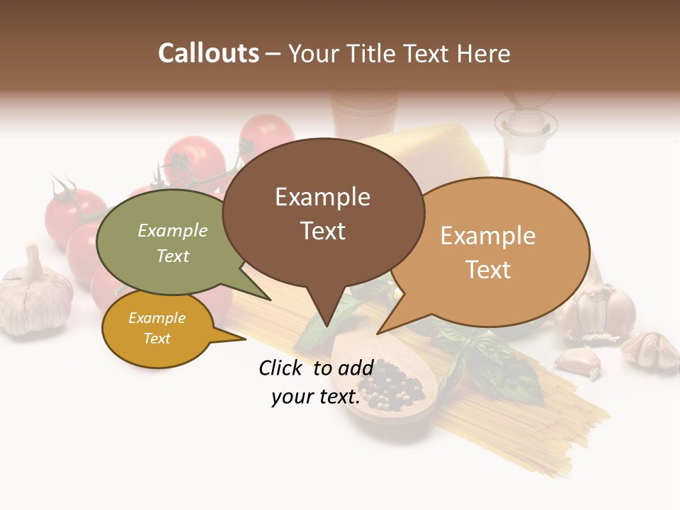 Pestle Freshness Spaghetti PowerPoint Template