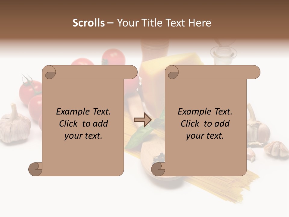 Pestle Freshness Spaghetti PowerPoint Template