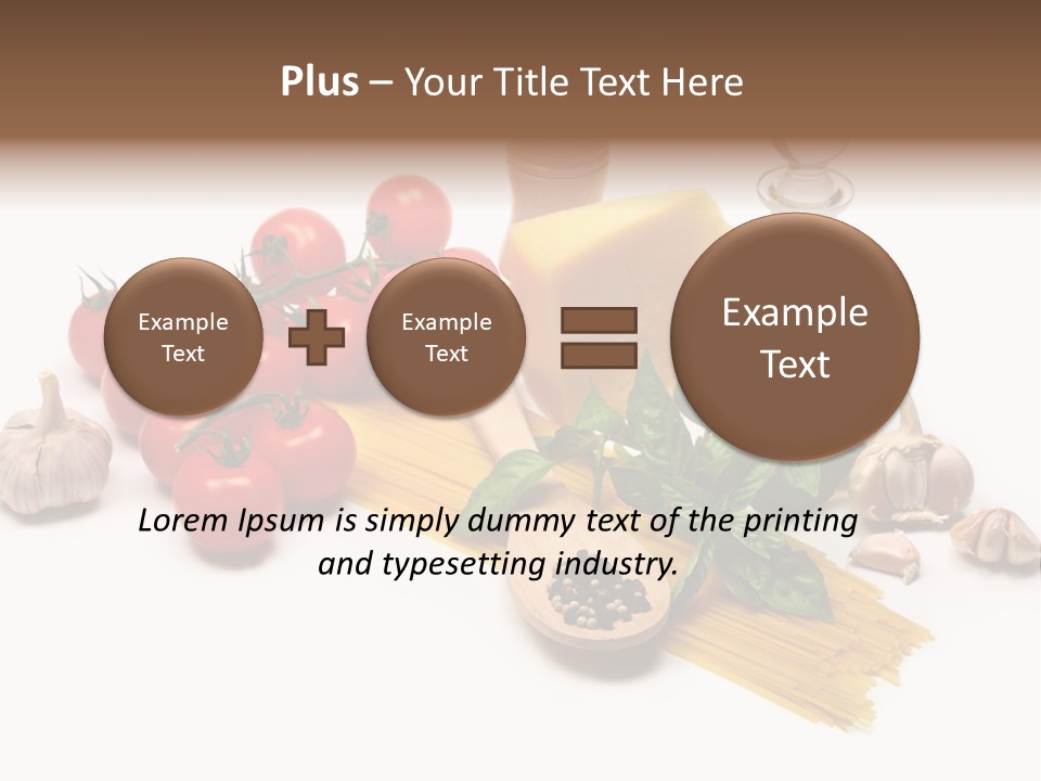 Pestle Freshness Spaghetti PowerPoint Template