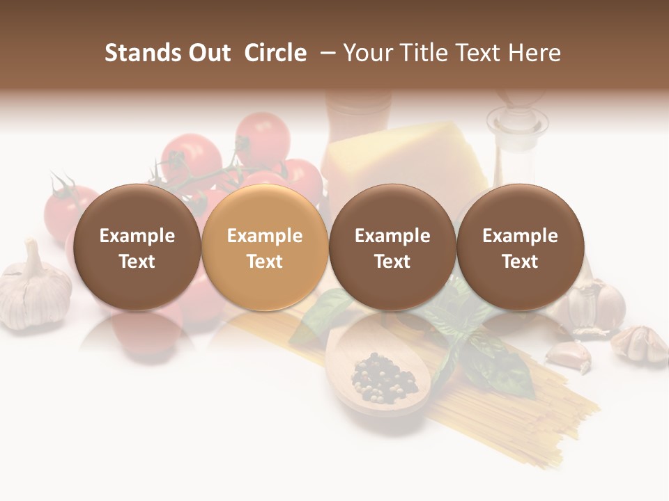 Pestle Freshness Spaghetti PowerPoint Template