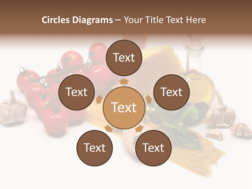 Pestle Freshness Spaghetti PowerPoint Template