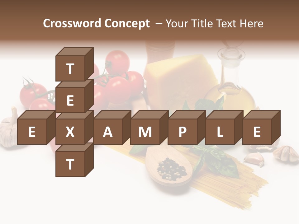 Pestle Freshness Spaghetti PowerPoint Template