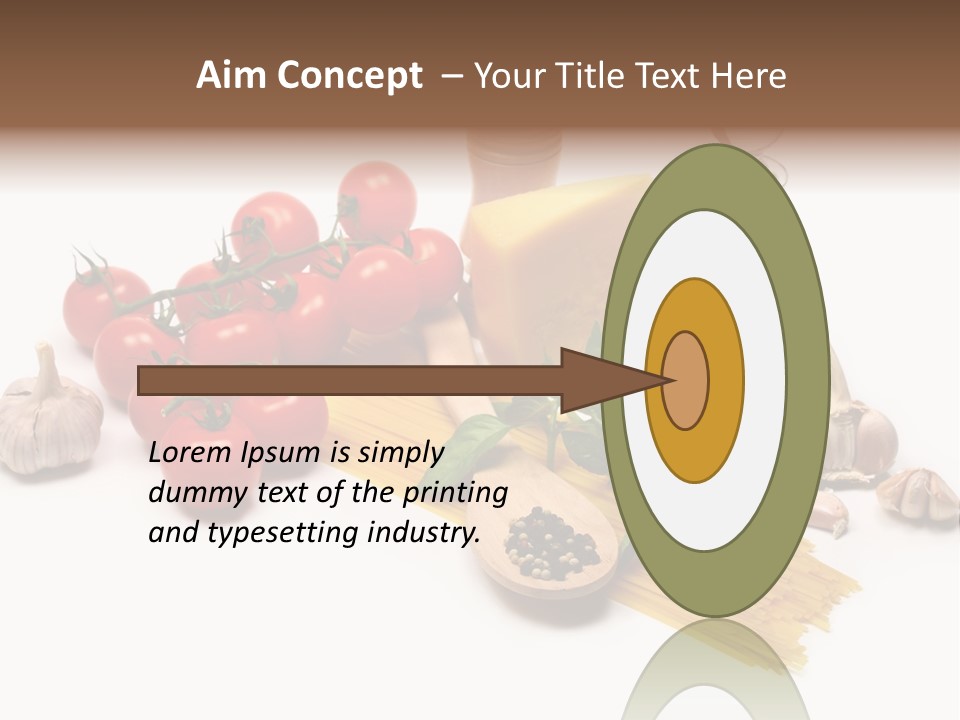 Pestle Freshness Spaghetti PowerPoint Template