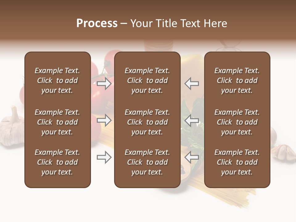 Pestle Freshness Spaghetti PowerPoint Template
