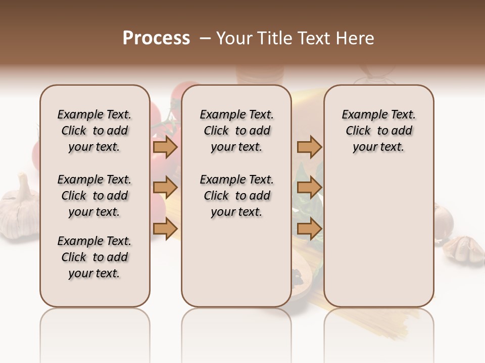 Pestle Freshness Spaghetti PowerPoint Template