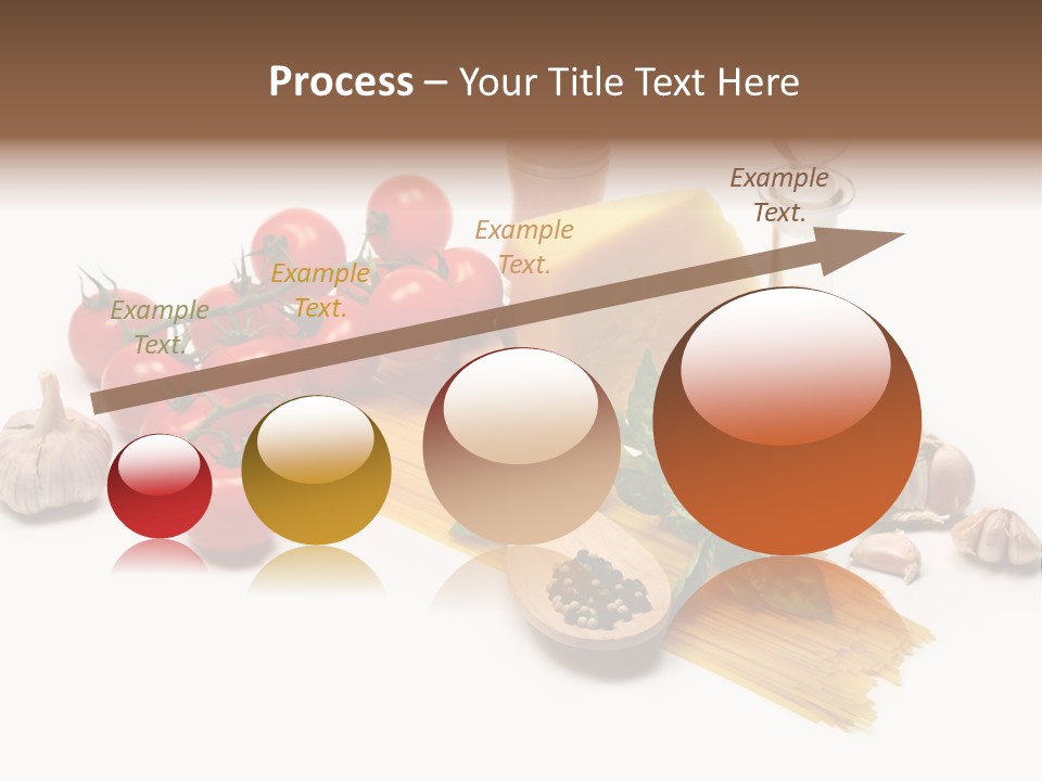 Pestle Freshness Spaghetti PowerPoint Template