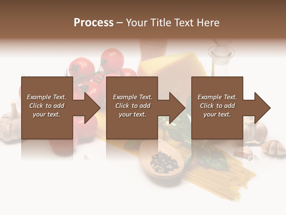 Pestle Freshness Spaghetti PowerPoint Template