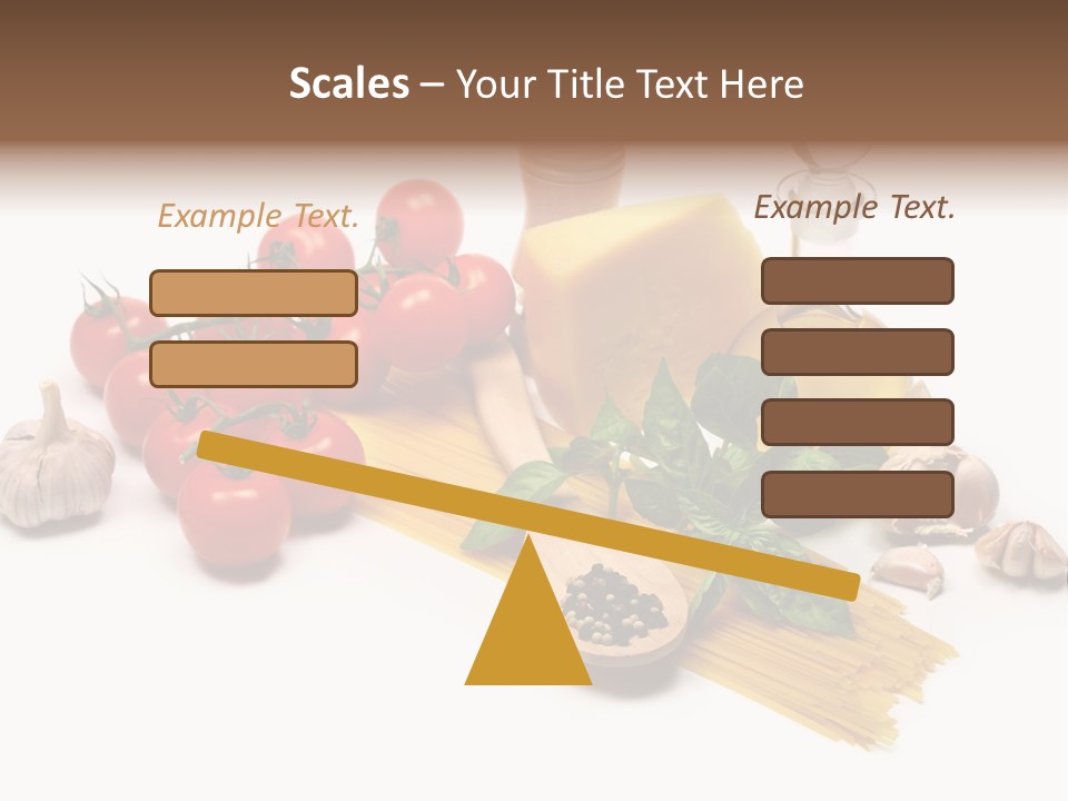 Pestle Freshness Spaghetti PowerPoint Template