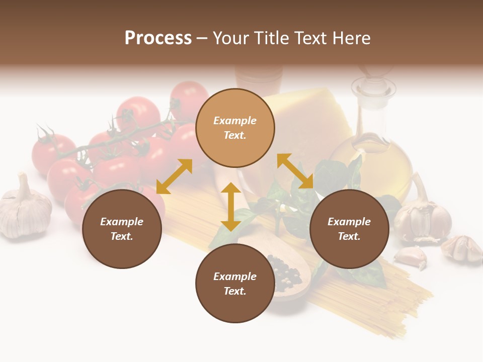 Pestle Freshness Spaghetti PowerPoint Template