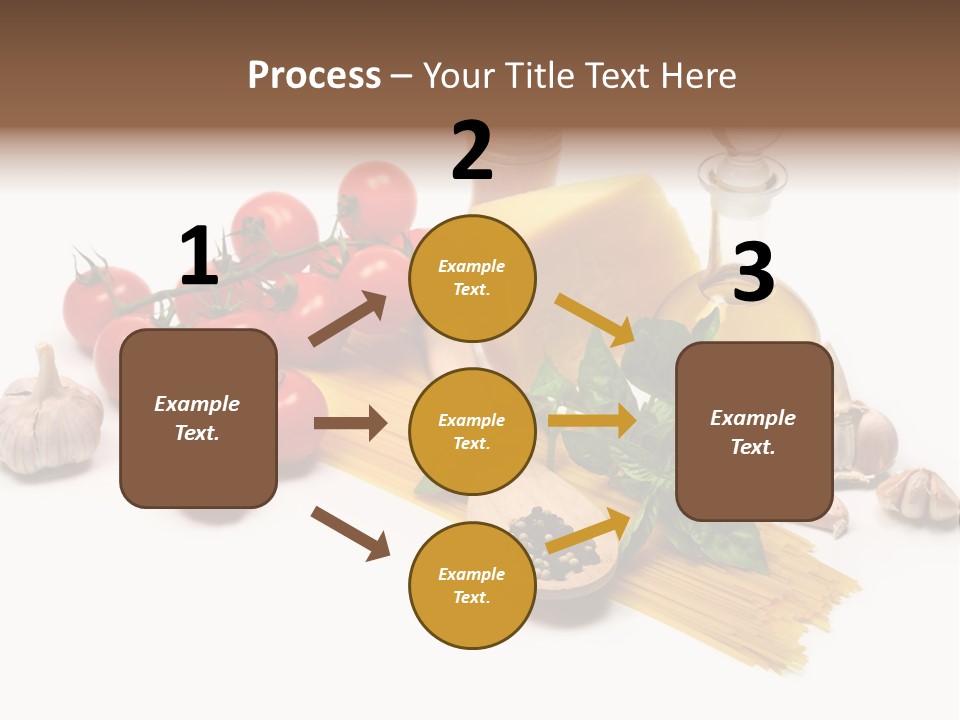 Pestle Freshness Spaghetti PowerPoint Template