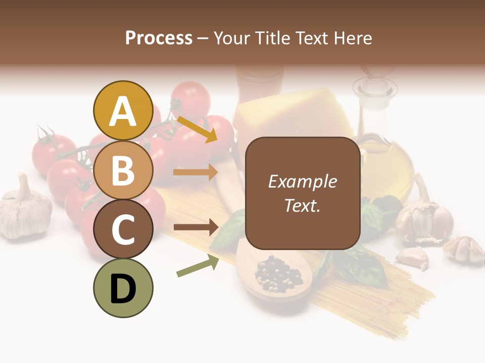 Pestle Freshness Spaghetti PowerPoint Template