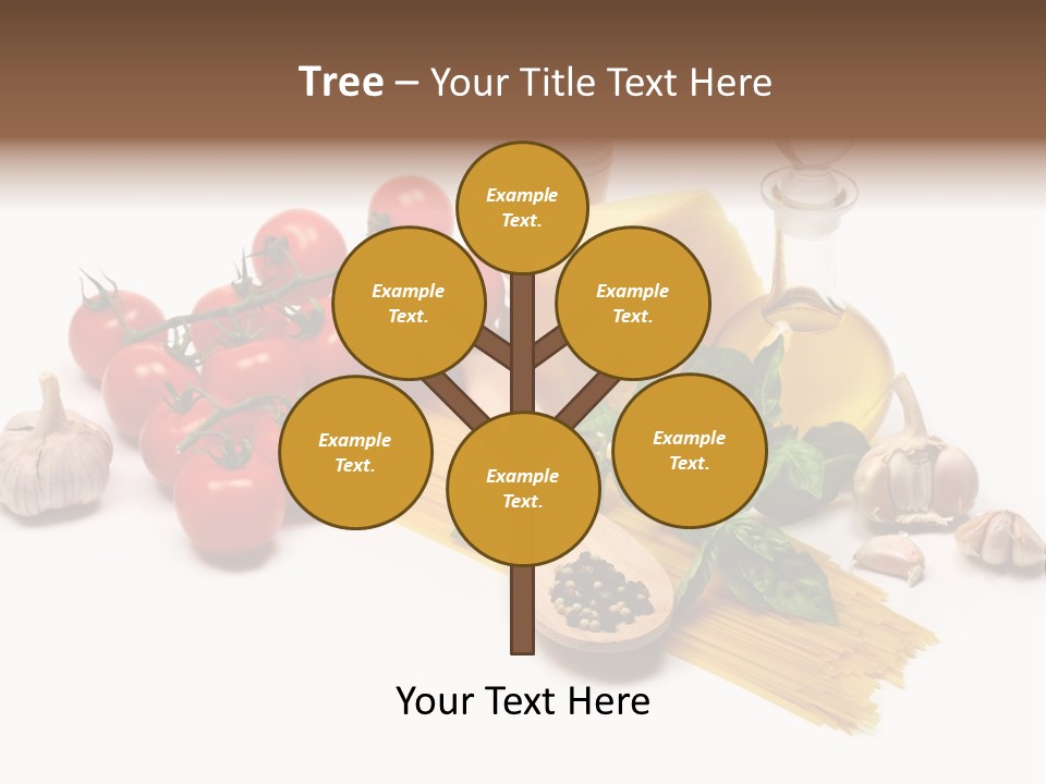 Pestle Freshness Spaghetti PowerPoint Template