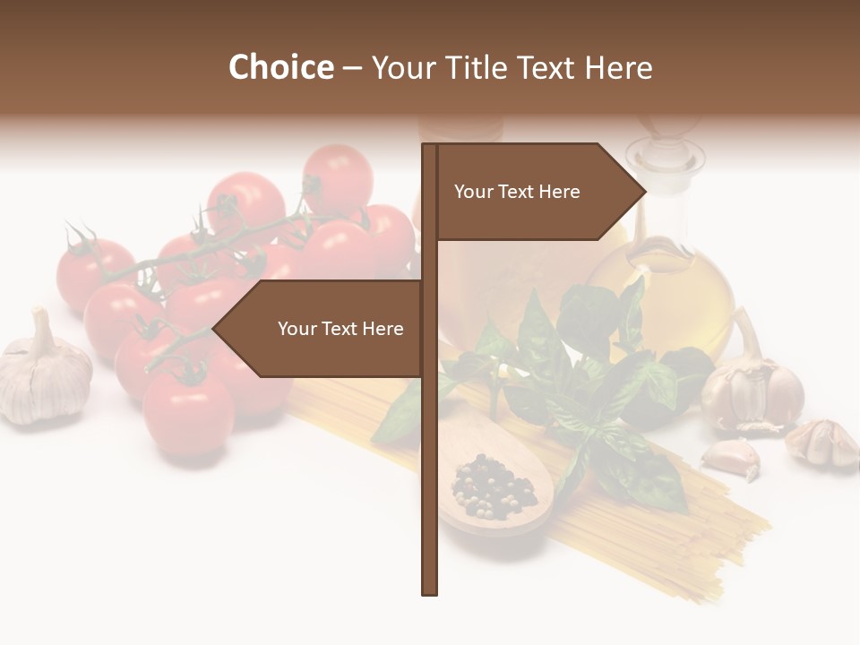 Pestle Freshness Spaghetti PowerPoint Template