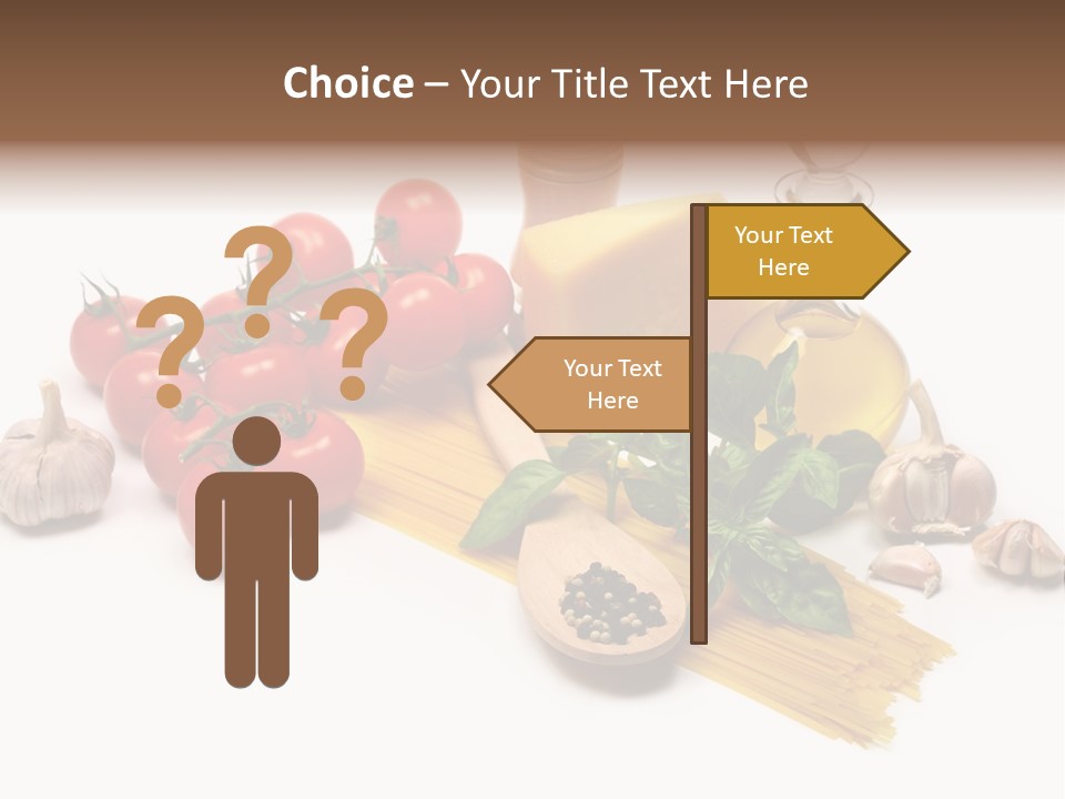 Pestle Freshness Spaghetti PowerPoint Template