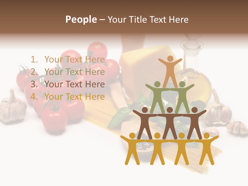 Pestle Freshness Spaghetti PowerPoint Template