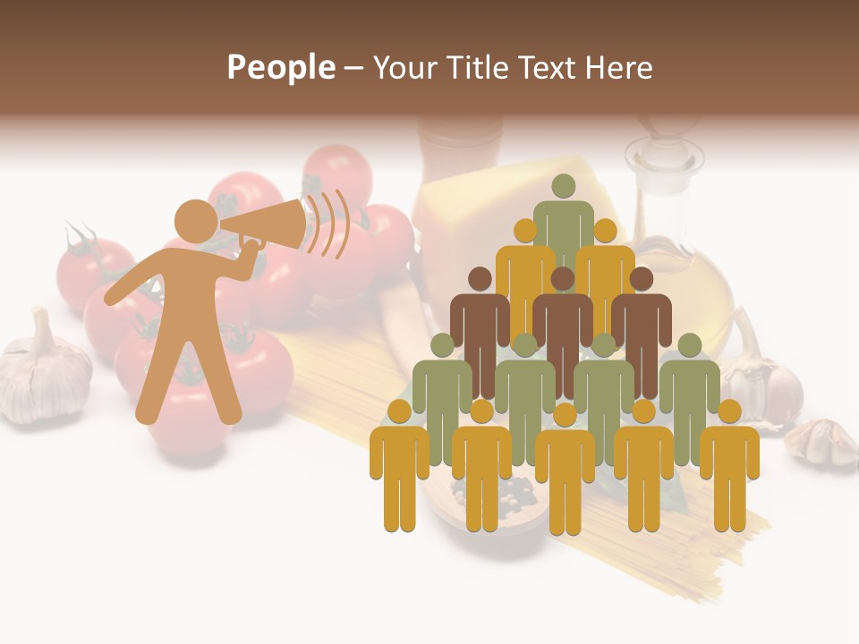 Pestle Freshness Spaghetti PowerPoint Template