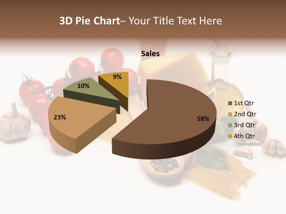 Pestle Freshness Spaghetti PowerPoint Template