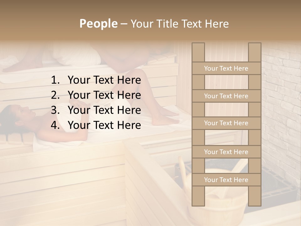 Hot Together Caucasian PowerPoint Template