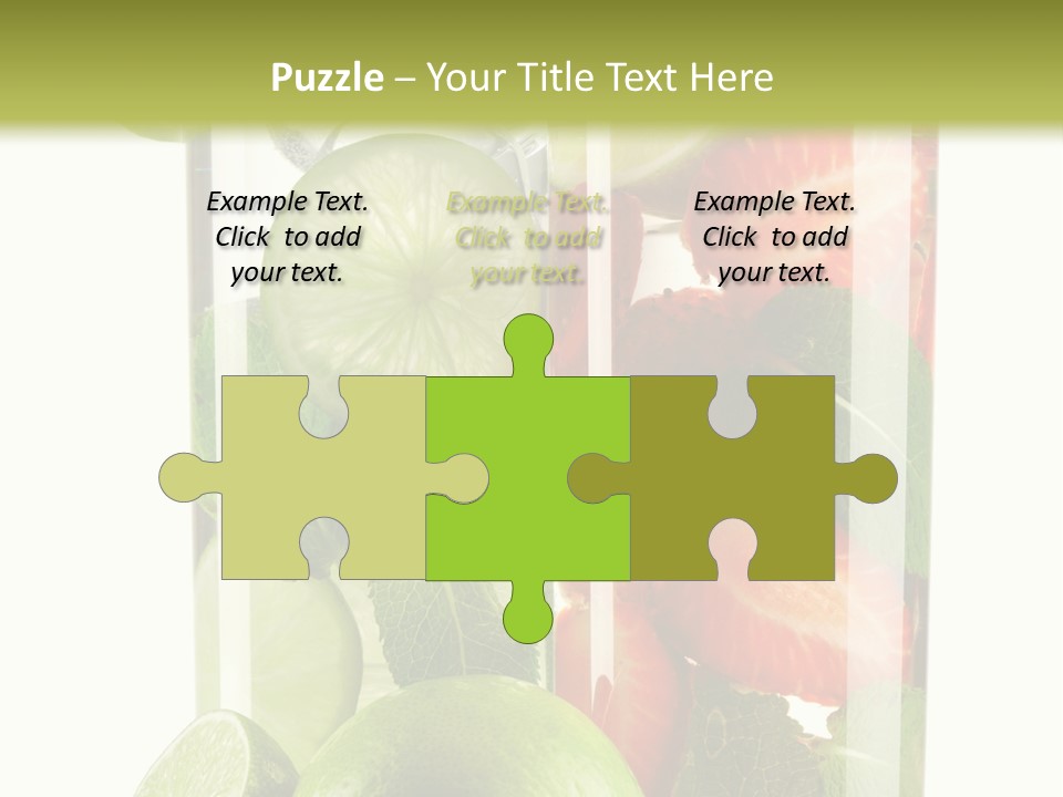 Leaf Green Citrus PowerPoint Template