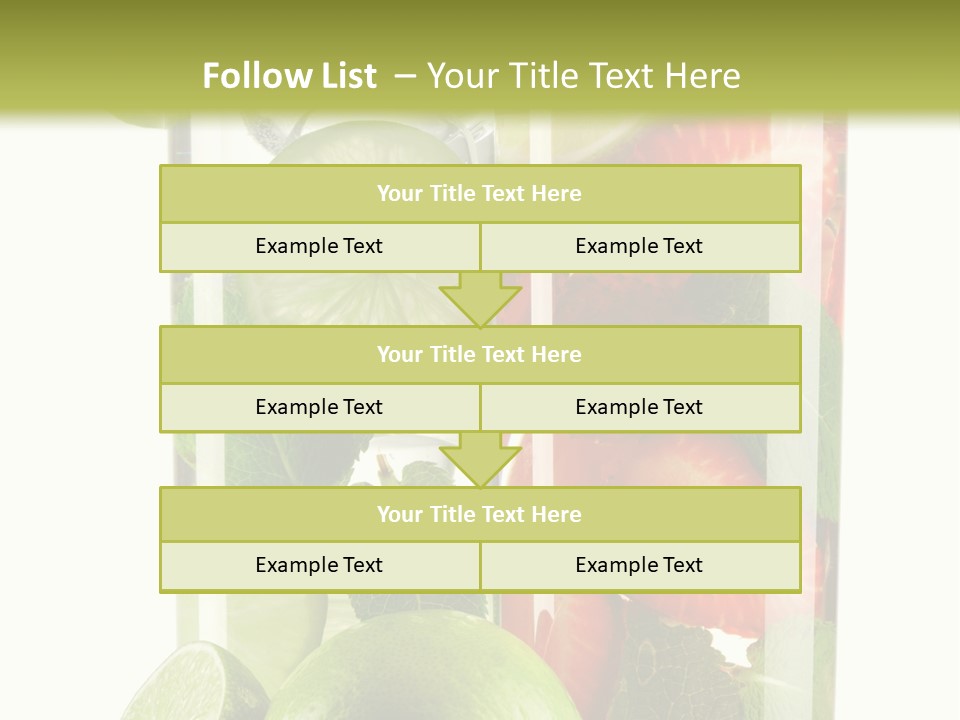 Leaf Green Citrus PowerPoint Template