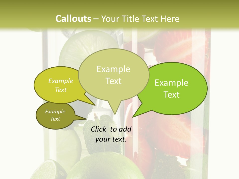 Leaf Green Citrus PowerPoint Template