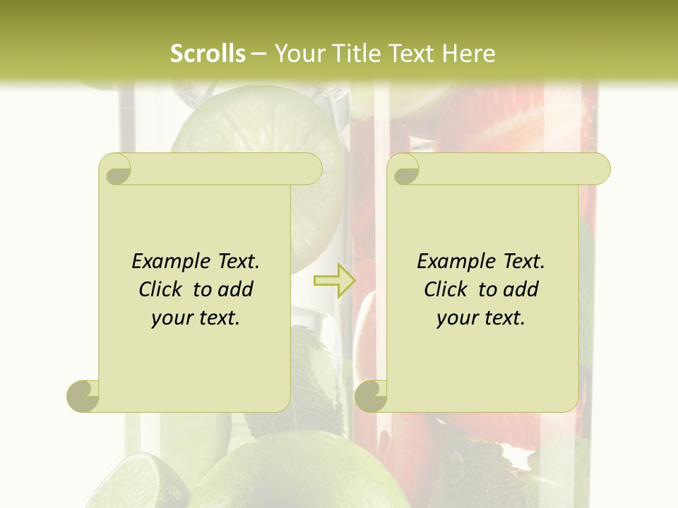Leaf Green Citrus PowerPoint Template