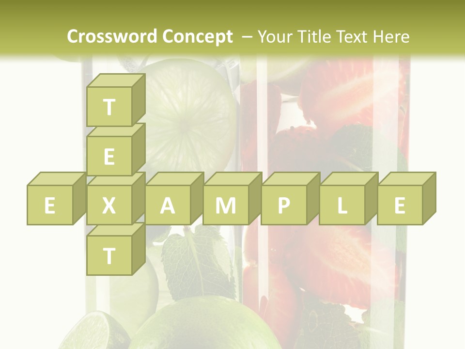 Leaf Green Citrus PowerPoint Template