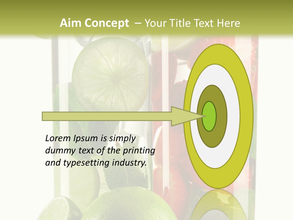 Leaf Green Citrus PowerPoint Template