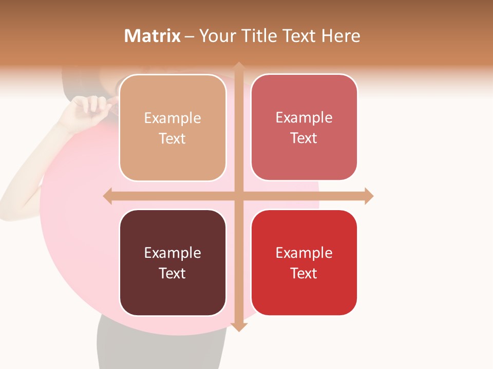 Woman Face Hair PowerPoint Template