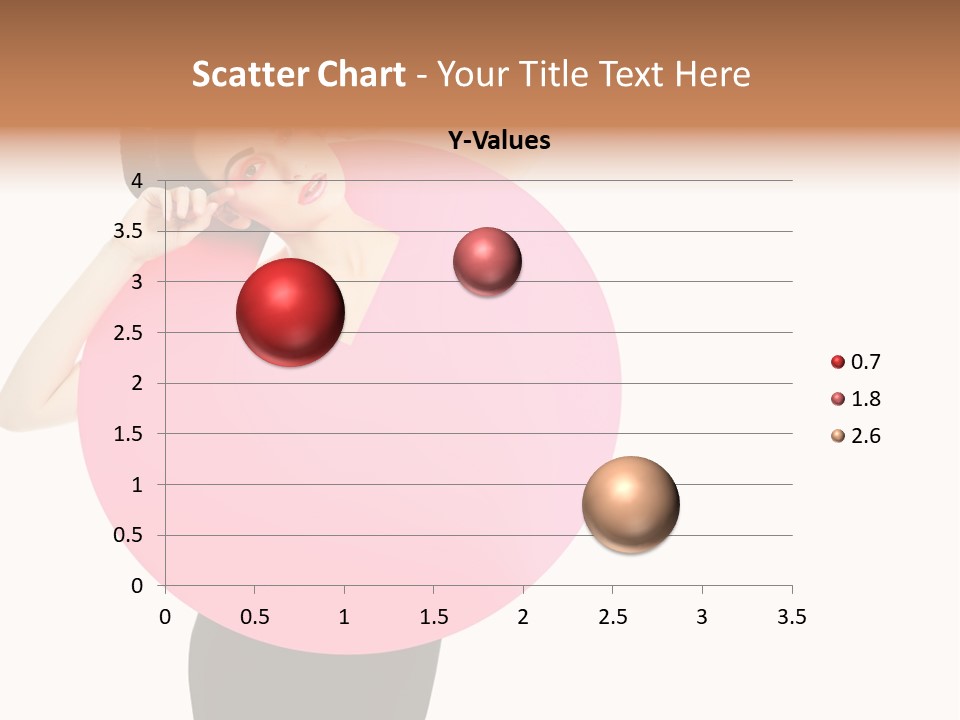 Woman Face Hair PowerPoint Template