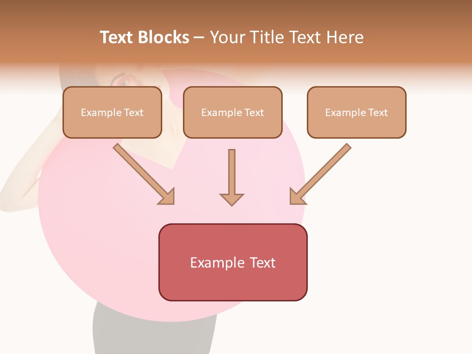 Woman Face Hair PowerPoint Template